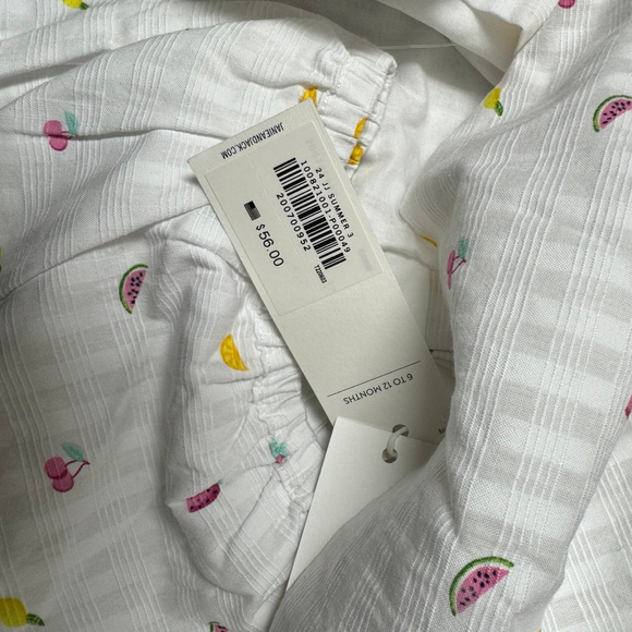 Janie and Jack baby fruit set NWT size 6/12M - Picture 8 of 8